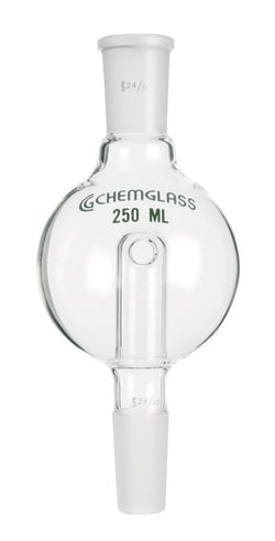 Chemglass Life Sciences Bump Trap, 500mL, Rotary Evaporator, 24/40 Top