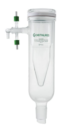 Chemglass Life Sciences Condenser, ''CR'' Assembly, For Rotary Evaporators, Plastic Coated