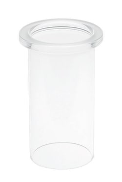 Chemglass Life Sciences&nbsp;80mm Ground Flat Flange, Tube ID: 75mm, Tube OD: 80mm