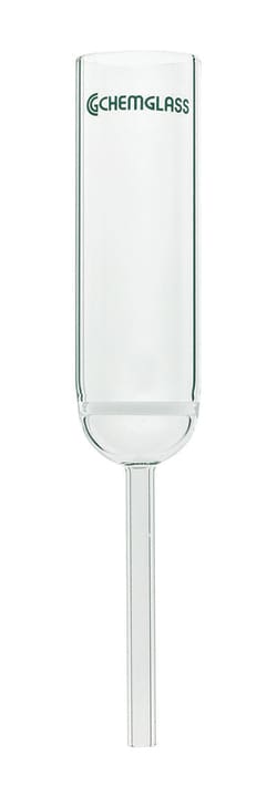 Chemglass Life Sciences Filter Tube, Allihn, Fine Frit, Quantity: Each