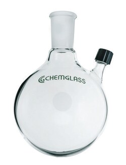Chemglass Life Sciences 1000mL Single Neck Round Bottomed Flask, 24/40