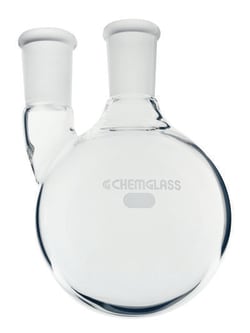 Chemglass Life Sciences 5000mL 2-Neck Round Bottomed Flask, 1-CN 45/50