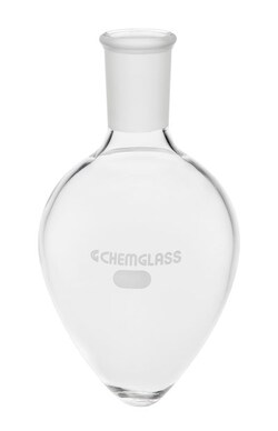 Chemglass Life Sciences&nbsp;15mL Pear Shaped Flask, 14/20 Outer Joint