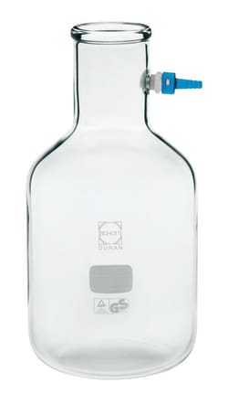Chemglass Life Sciences 15L Duran Filtering Flask, Quantity: Each of 1