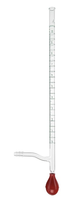 Chemglass Life Sciences 10mL Flowmeter, Bubble, Quantity: Each of 1