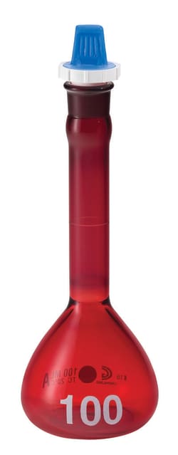 Chemglass Life Sciences&nbsp;2000 +/- 0.50mL Capacity, #27 Stopper Size, Approx 380mm Height with Stopper