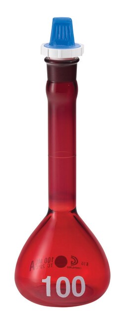 Chemglass Life Sciences&nbsp;500 +/- 0.20mL Capacity, #19 Stopper Size, Approx 285mm Height with Stopper