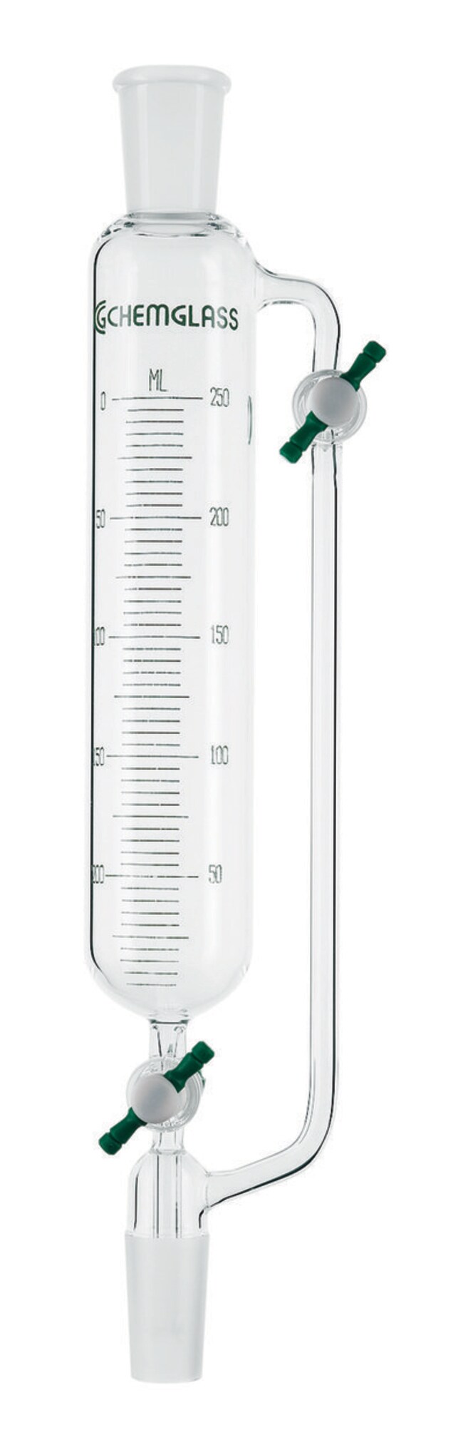 500ml Pressure Equalising Addition Funnel – PTFE Stopcock, 24/29 Joint, Graduated – Lab Glassware