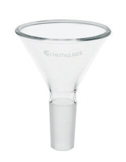 Chemglass Life Sciences 150mm Powder Funnel, 45/50 Inner Joint