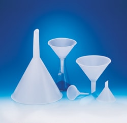 Chemglass Life Sciences Funnel, Heavy Duty, 180mL, 101.6mm Diameter, Quantity:
