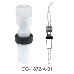 Chemglass Life Sciences 12mm pH Electrode Adapter, 24/40, Quantity: Each