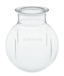 Chemglass Life Sciences 22000ml Reaction Vessel, Spherical, Morton, 150mm