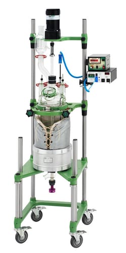 Chemglass Life Sciences 15L Process Reactor, Complete, Air Motor, 67.0"