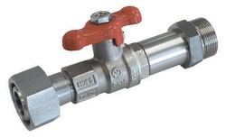 Chemglass Life Sciences M30 Stainless Steel Ball Valve, Quantity: Each