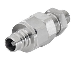 Chemglass Life Sciences Quick Disconnect Plug (Male), 1/2" 316 S.S., M16