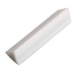 Chemglass Life Sciences Stir Bar, Magnetic, Triangular, PTFE, 25mm L X 8mm Diameter