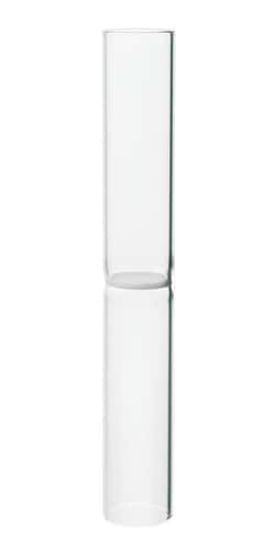 Chemglass Life Sciences Glassblowers Fritted Tube, Straight, Frit 20mm Diameter, Extra Coarse Porosity, Tube O.D./25mm