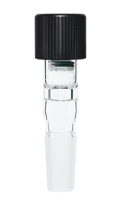 Chemglass Life Sciences&nbsp;Stirrer Bearing, PTFE, Chem-Stir, Complete, 10mm, 45/50 Inner Joint