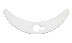 Chemglass Life Sciences&nbsp;Stirrer Blade, PTFE, Banana Shape, Solid, 10mm, for 500mL Flasks, 34/45 minimum joint clearance