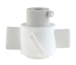 Chemglass Life Sciences&nbsp;Agitator, PTFE, Four Blade, 6in Diameter, Fits 19mm Shaft Size, 60° Impeller Angle