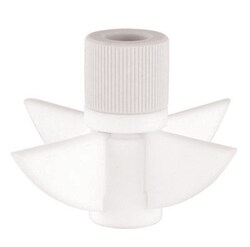 Chemglass Life Sciences Agitator, PTFE, High Viscosity, 8in Diameter, Fits