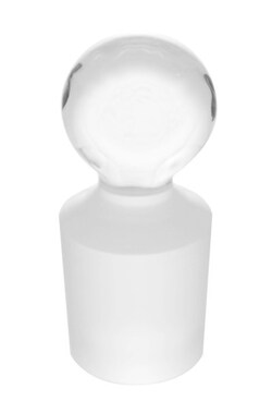 Chemglass Life Sciences Stopper #32, Pennyhead, Flask Length, Solid, Quantity: