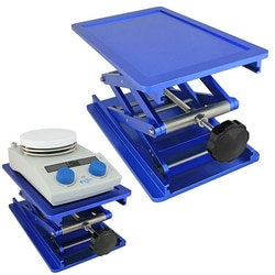 Chemglass Life Sciences Lab Jack, Rectangular, 12.875" D x 7.625" W, Blue