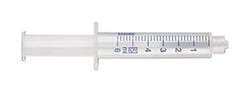 Chemglass Life Sciences Syringe, Polypropylene, Luer Lock, 20mL, Non-Sterile,