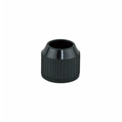 Chemglass Life Sciences Chem-Thread Compression Cap with Aperture, Size #9, Accepts 7-9mm OD Tubing