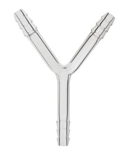 Chemglass Life Sciences Tube, Connecting, "Y" Shaped, CG-300-01 (9mm Small