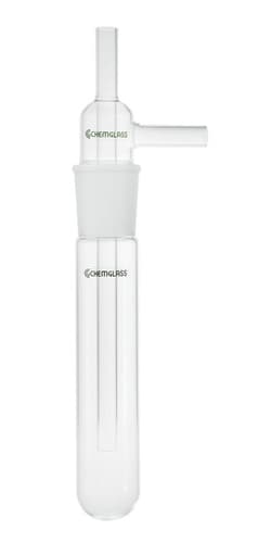 Chemglass Life Sciences Vacuum Trap, Complete, Trap Bottle 32mm OD x 200mm