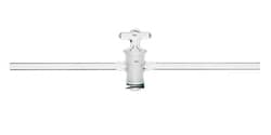 Chemglass Life Sciences Stopcock, Straight Bore, Hollow Glass Plug, High