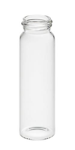 Chemglass Life Sciences Vial Only, Sample, 20mL, Clear, 28x57mm, GPI 24-400