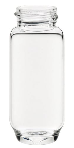 Chemglass Life Sciences Vial Only, Sample, 33mL, Clear, High Recovery, 28x95mm, GPI 24-400