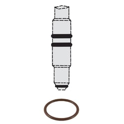 Chemglass Life Sciences 0-4mm Replacement O-Ring Kit, TFE Stem, Viton,
