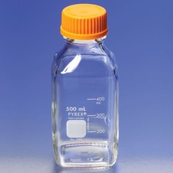 Chemglass Life Sciences&nbsp;1, 000mL Square Media Bottle, Graduated, GL-45