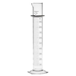 Chemglass Life Sciences Cylinder, Class A, 100mL, Graduated, Double Scale