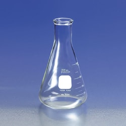 Chemglass Life Sciences&nbsp;Flask, 2000mL, Erlenmeyer, Heavy Duty, # 9 Rubber Stopper