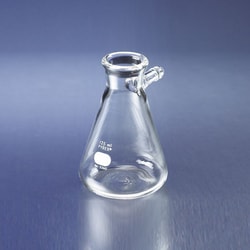 Chemglass Life Sciences Flask, 25mL, Filtering, # 3 Rubber Stopper, With