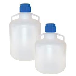 Chemglass Life Sciences 10L PO CARBOY W/HDL 83MM CLOS