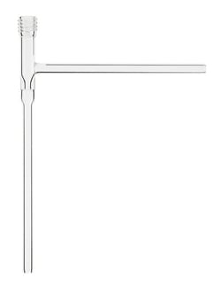 Chemglass Life Sciences Valve, Chem-Vac, Glass Portion Only, 90°, 0-8mm