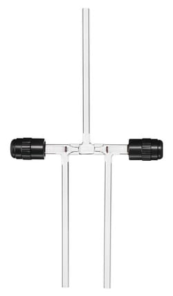 Chemglass Life Sciences&nbsp;Valve, Chem-Vac, Hi-Vac, Three Way, 0-4mm, Viton O-Ring