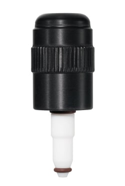 Chemglass Life Sciences&nbsp;0-12mm Chem-Vac Valve Replacement Plug and Control Knob, TFE, Viton O-Ring, High Vacuum