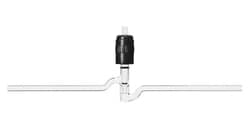 Chemglass Life Sciences Valve, Chem-Vac™, Glass Plug, Hi-Vac, 180, 0-4mm Bore, Viton O-Ring