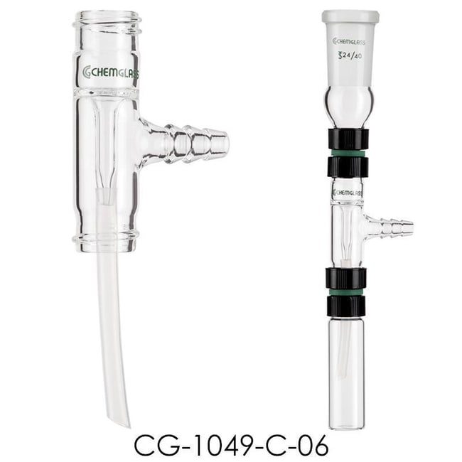 Chemglass Life Sciences Adapter, 20-400 GPI Thread to 20-400 GPI