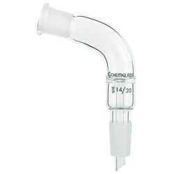 Chemglass Life Sciences&nbsp;Adapter, Distillation, 105°, 14/20 Joint Size