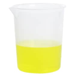 Chemglass Life Sciences Beaker, Griffin, 1000mL, Polypropylene, Graduated,