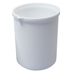 Chemglass Life Sciences Beaker, PTFE, 2,000mL, 215mm OAH X 140mm OD