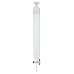 Chemglass Life Sciences&nbsp;Column, Chromatography, 35/20 Socket Joint, 3/4in ID X 12in E.L., 2mm Stpk