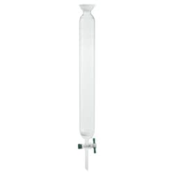 Chemglass Life Sciences Column, Chromatography, 50/30 Socket Joint, 2in ID X 24in E.L., 2mm Stpk